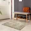 Washable Area Rug Vintage Distressed Rug Non Slip Rug Low Pile Rugs Oriental Floral Throw Rug Foldable Indoor Carpet for Living Room Bedroom Nursery - 2 of 4