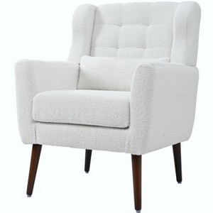 TIRAMISUBEST Modern Accent Chair,Chenille Arm Chairs for Living Room,Upholstered Mordern Armchair - 1 of 4