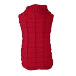 Unique Bargains Elastic Soft Dog Sweater Cable Knit Pet Clothes Red S