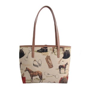 Signare USA Horse Brown Shoulder Tote Bag - 1 of 1