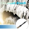 Unique Bargains Car Wash Brush Durable 8.86" Pig Bristle Medium Stiffness Detail Brush Plastic Black - 2 of 4