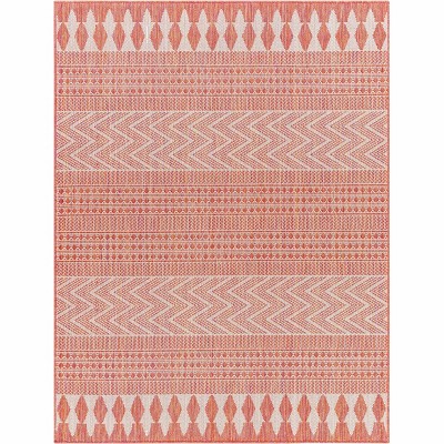 Hauteloom Asif Orange Area Rug