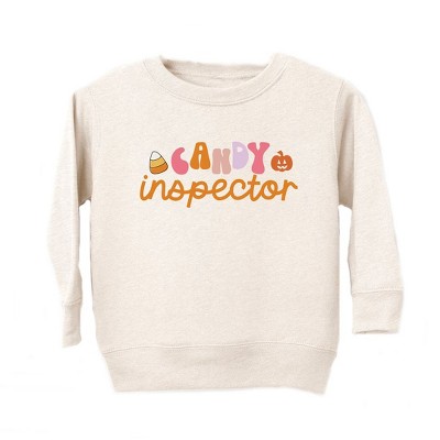 The Juniper Shop Candy Inspector Colorful Toddler Graphic Sweatshirt
