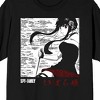 Spy X Family Yor Distressed Dashes Crew Neck Short Sleeve Men's Black T-shirt - 2 of 3