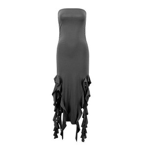 bodycon ruffle maxi dress Sizzling Tonight Ruffle Ruched Bodycon Dress | Bodycon Maxi Dress