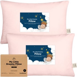 KeaBabies Toddler Pillow - Soft Organic Cotton Kids Pillows for Sleeping - Travel Pillow for Kids Age 2-5 - 1 of 4