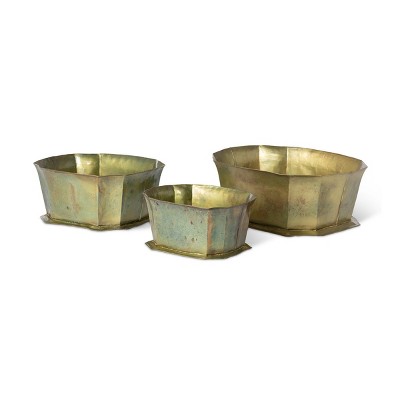 Park Hill Collection Patina Planters