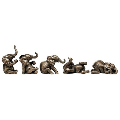Design Toscano The Five Playful Pachyderms Sculptures