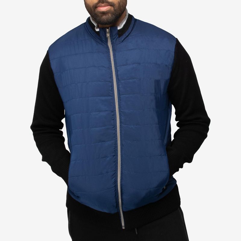 X RAY Men's Lightly Padded Hybrid Sweater Jacket, 4 of 7