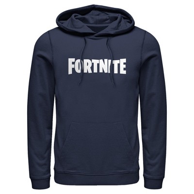 Men s Fortnite Classic White Logo Pull Over Hoodie Target