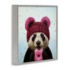 Stupell Industries Happy Panda Bear with Donut, 17" x 17" - 3 of 4