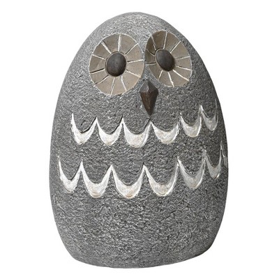 Design Toscano Ollie Ogling Outdoor Owl Garden Statue - Gray