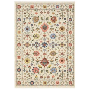 Oriental Weavers Lucca 093W1 Ivory/ Multi Indoor Area Rug - 3'3" x 5' - 1 of 4