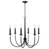 Capital Lighting Amara 6 - Light Chandelier in  Matte Black/Brass - 2 of 3