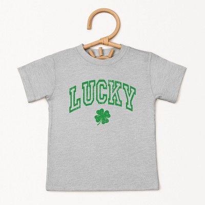 The Juniper Shop Lucky Clover Distressed Youth Short Sleeve Tee