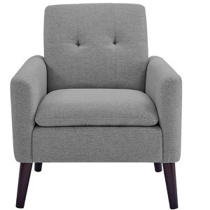 Racxily Tufted Upholstered Armchair, Modern Accent Chair for Bedroom,Apartment,Studio,Office,Waiting Room - 1 of 4