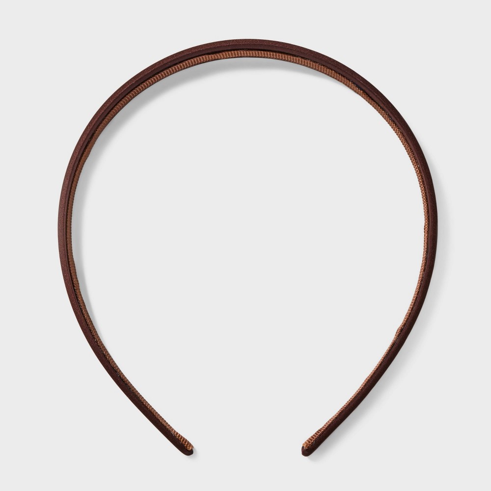 Satin Flat Headband - A New Day Brown