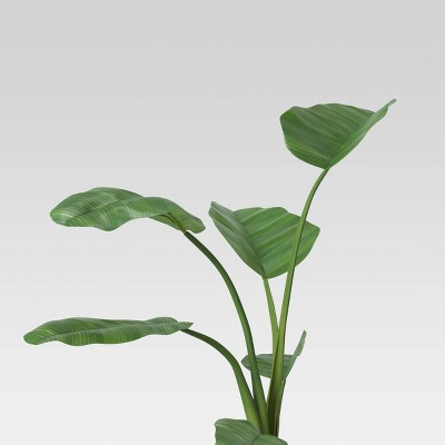 36&#34; x 26&#34; Artificial Travelers Banana Leaf in Pot - Threshold&#8482;