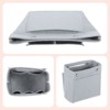 Unique Bargains Portable Makeup Bags and Organizers Encrypted Felt Purse Insert 6.7 x 3.9 x 6.3 Inch - 4 of 4