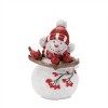 Cardinal Snowman Figurnie (Set of 2) - 4 of 4