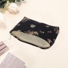 Unique Bargains Vintage Floral Makeup Bag 1 Pc - 3 of 4