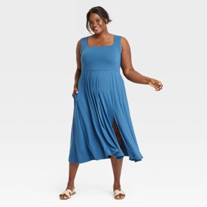 Women's Knit Ballet Midi Shift Dress - A New Day™ - 1 of 3
