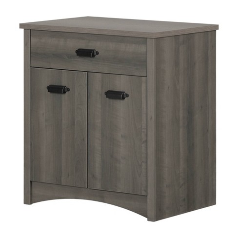 Modern Wood 1 File Drawer And 1 Small Drawer Lateral File Cabinet