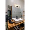 Thayer Modern 3-Light Vanity Fixture - Steel, Dimmable, Damp Rated, Ideal for Medium Vanities - 2 of 4