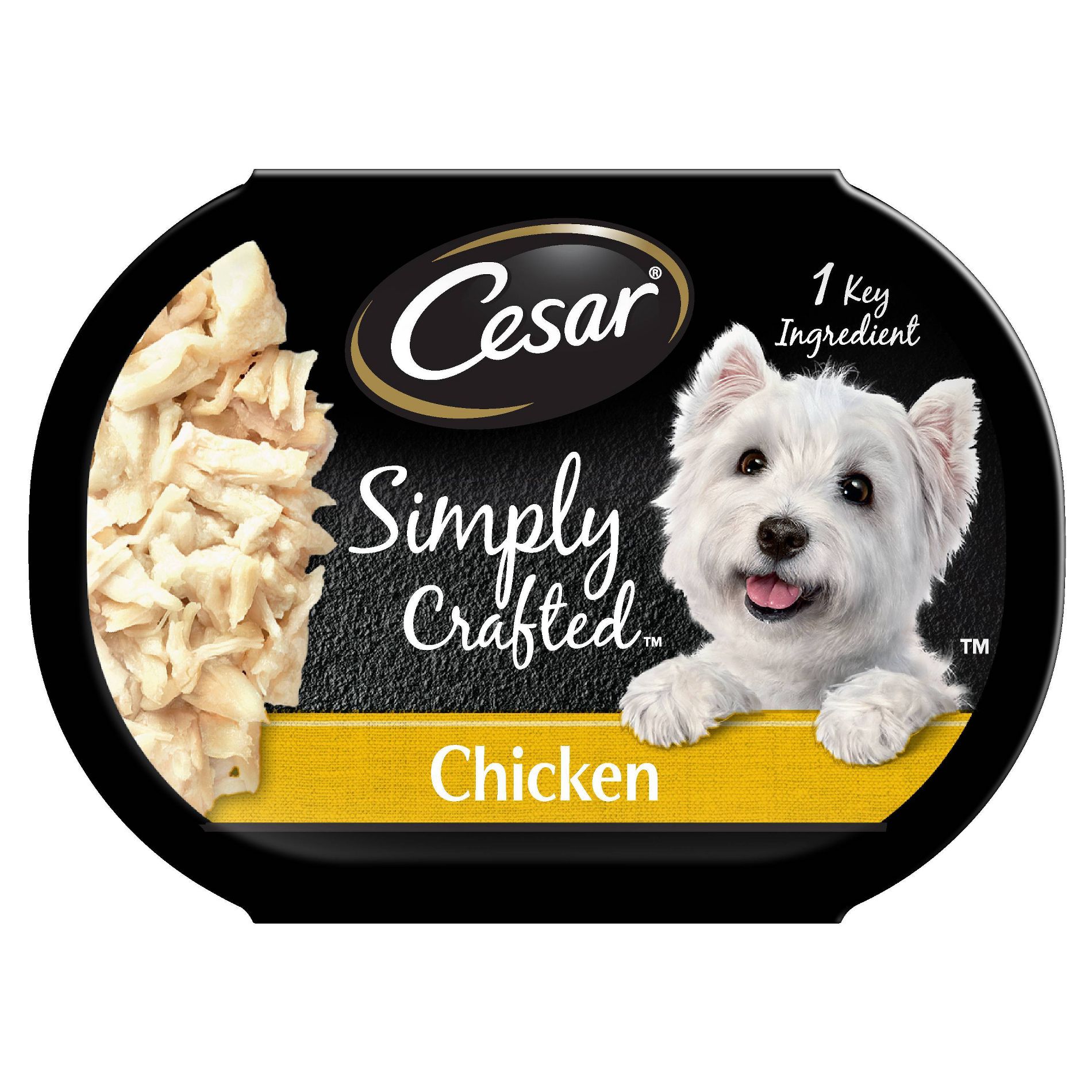Cesar Simply Crafted Chicken Flavor Small Breed Wet Dog Food