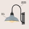 JONATHAN Y Stanley Farmhouse Industrial Indoor/Outdoor Iron LED Gooseneck Arm Outdoor Sconce - 3 of 4