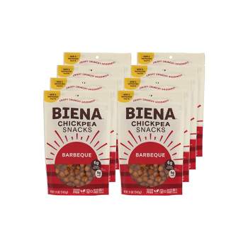 Biena Barbeque Chickpea Snacks - Case of 8/5 oz