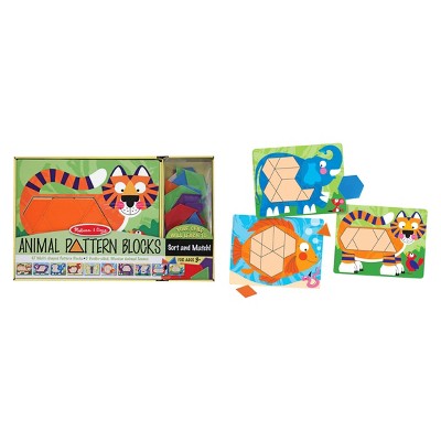 melissa and doug animal pattern blocks