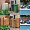 DoCred Air Conditioner Fence – Outdoor Privacy Screen Panels in Wood, Metal, or PVC, with Planter Box Options - 3 of 4