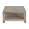 Christopher Knight Home Cletes Indoor Modern Double Layers Design Square Coffee Table - 4 of 4
