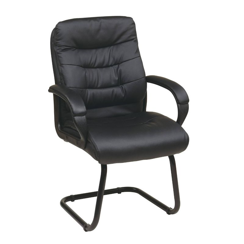 Guest Office Chair with Back Padding Black - OSP Home Furnishings, 3 of 7