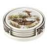 Spode Woodland Bird Ceramic Coaster Set with Holder - 4 Piece Decorative Tableware, Holiday Entertaining - Porcelain, Dishwasher Safe - 3 of 3
