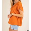 Women's Dolman Sleeve V Neck Top - KORI - 2 of 3
