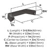 Amerock Evolve 3 Inch Cabinet or Furniture Pull - 3 of 4