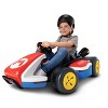 Nintendo Super Mario Kart 24v Battery Powered Kids' Ride-on -  White/red/blue : Target