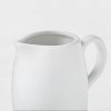 8oz Ceramic Creamer Pitcher White - Threshold™ - 3 of 4