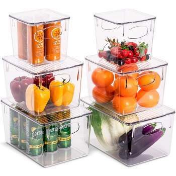 Kitcheniva Clear Plastic Pantry And Fridge Storage Organizer 3 Pack, Pack  of 3 - Fry's Food Stores