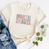 Simply Sage Market Bubble Letter North Dakota Colorful Short Sleeve Tee - 3 of 4