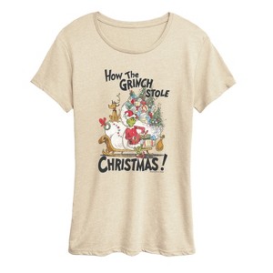Women's - Dr. Seuss - How The Grinch Stole Christmas Short Sleeve Graphic T-Shirt - 1 of 4