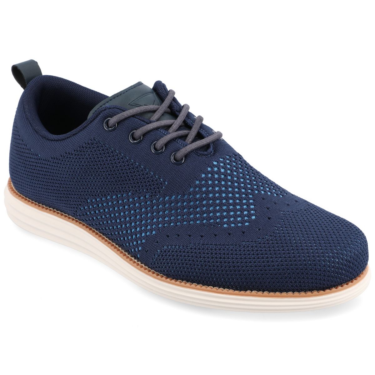 Vance Mens Medium and Wide Width Mens Ezra Knit Wingtip Dress Shoe - thumbnail 10
