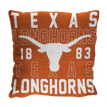 NCAA Texas Longhorns Stacked Woven Pillow