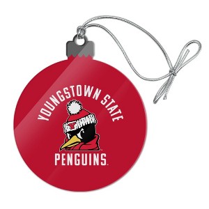 Youngstown State Penguins Logo Acrylic Christmas Tree Holiday Ornament - 1 of 4