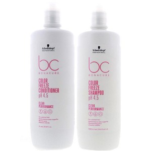 Schwarzkopf Bonacure Color Freeze Shampoo & Conditioner pH 4.5 Clean Performance, 33.3 oz DUO - 1 of 2