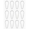 LunaLulinlk PEVA shower curtain with hooks, black, white - 4 of 4