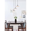 Elegant Lighting Etude 3 light chrome Pendant - 2 of 4