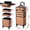Byootique 4in1 Rolling Makeup Train Case Cosmetic Organizer Rococo - 2 of 4